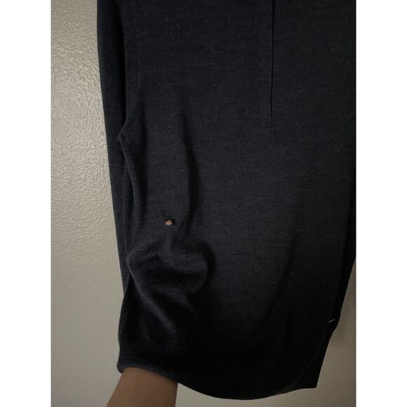 Nike Golf Sweater Women's L Blue Tour Quarter Zip Merino Wool Blend Longsleeve - Picture 4 of 9